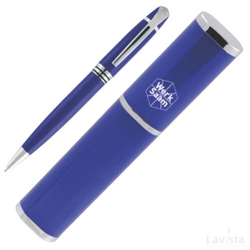 ST. MAARTEN ovalen box donkerblauw