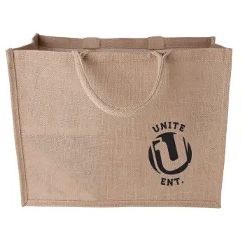 Jute shopper liggend model 240 gr/m2 ecru Jute shopper liggend model 240 gr/m2 ecru