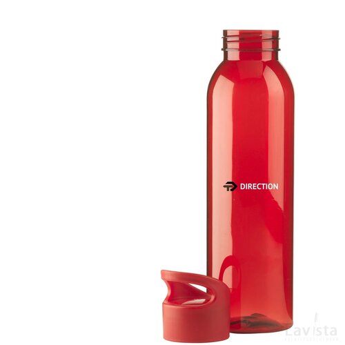 Tritan kunststof waterfles (650 ml) Rood