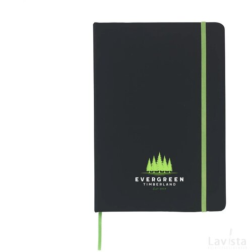 Blacknote A5 Notitiebook Limegroen