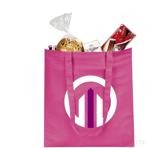 Shoppycolourbag Katoenen Tas Roze