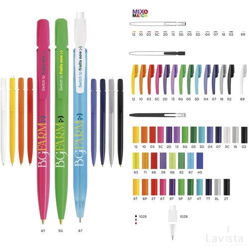 BIC pen | Kunststof | Blauw- of zwartschrijvend