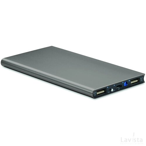 Powerbank 8000 mah Powerflat8 titanium