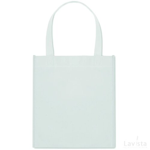 Non-woven boodschappentas Apo bag wit