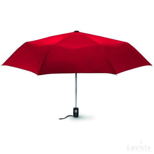 21" windbestendige paraplu Gentlemen rood