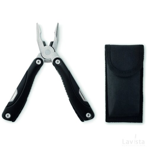 Multifunctionele tool in hoesje Zwart
