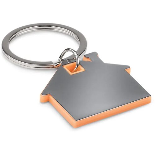 Huisvormige sleutelhanger Imba oranje