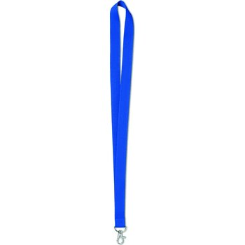 Lanyard 20 mm Simple lany royal blauw
