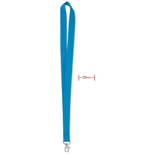 Lanyard 20 mm Simple lany turquoise
