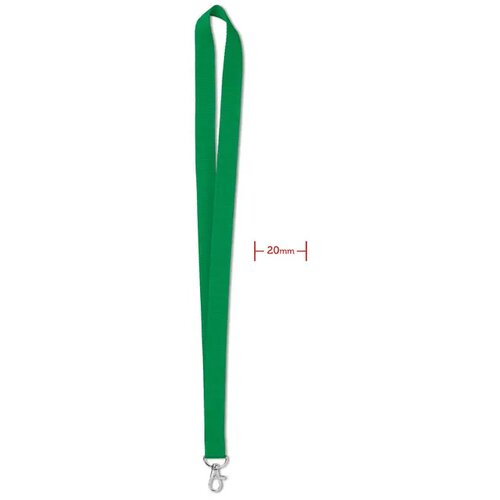 Lanyard 20 mm Simple lany groen