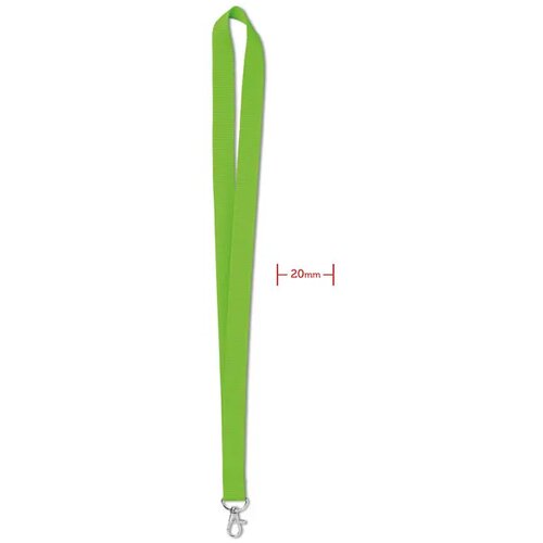 Lanyard 20 mm Simple lany limoen