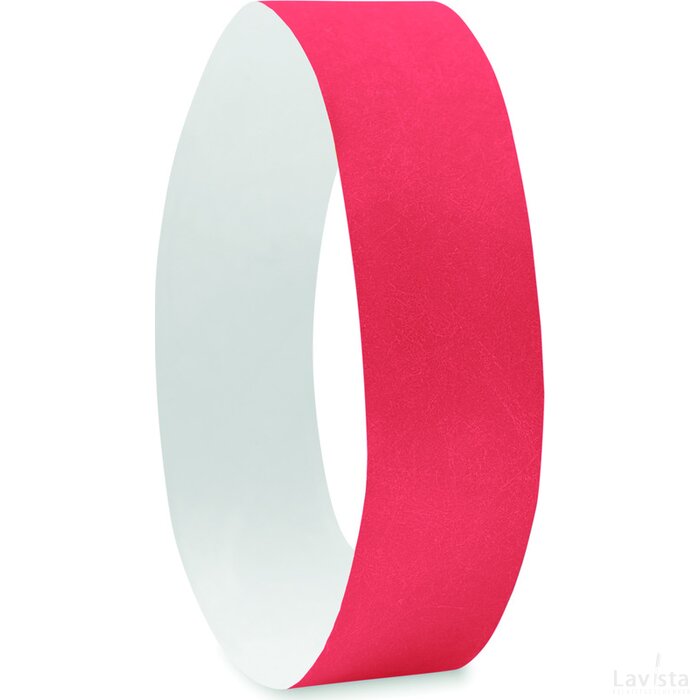 1 vel met 10 event armbandjes tyvek rood