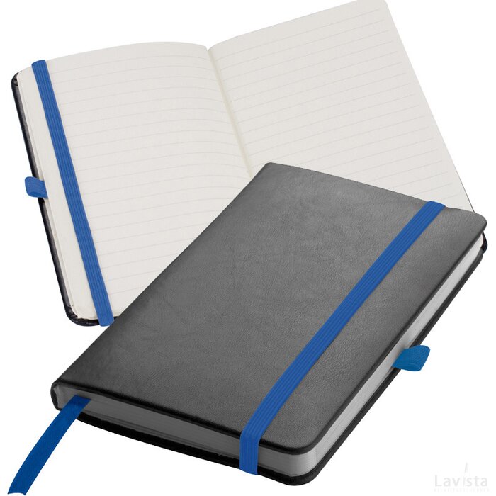 Notitieboekje met 160 vel gelinieerde paginas Glinde blauw