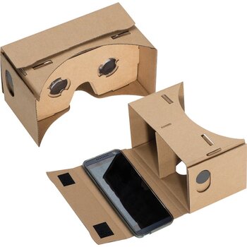 VR bril van karton Guben bruin