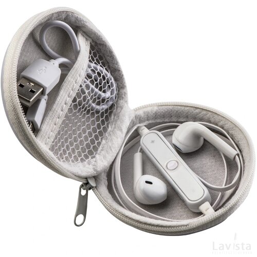 Bluetooth koptelefoon Lollar wit