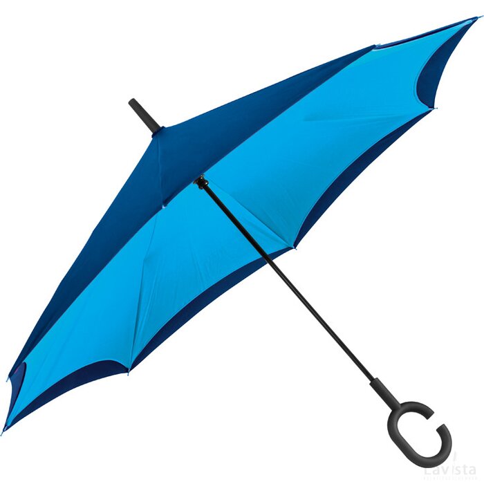 Omklapbare paraplu Melsungen lichtblauw