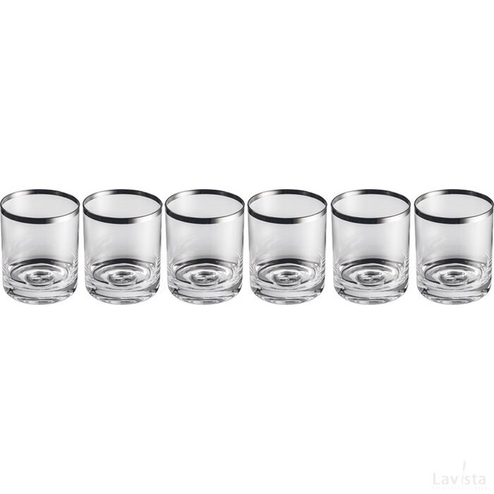 Set 6 whiskyglazen Tauber transparant