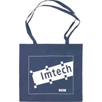 Non Woven tassen met lange hengsels gekleurd Blauw