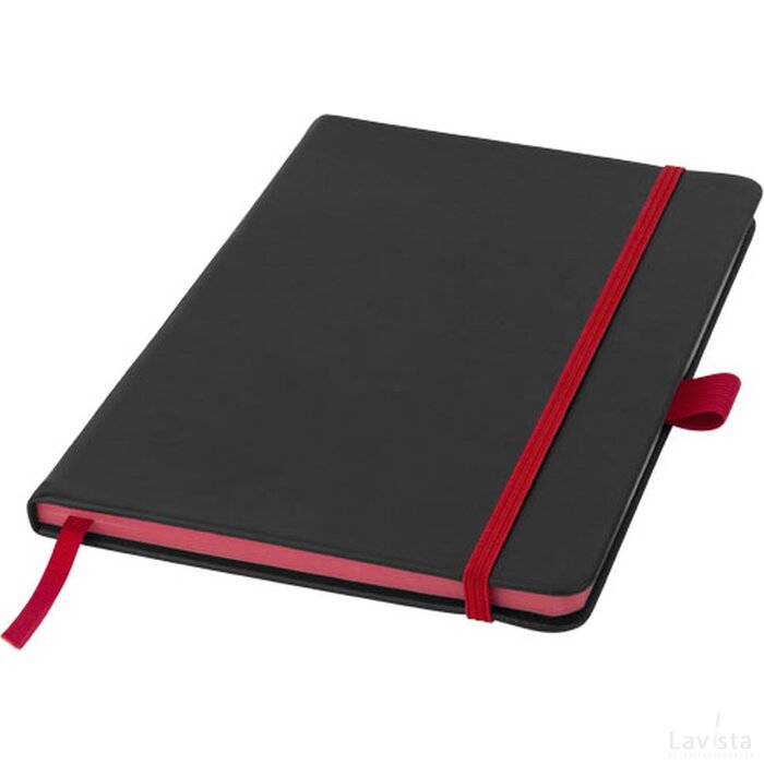 Color edge A5 notitieboek Zwart,Rood Zwart, Rood Zwart/Rood