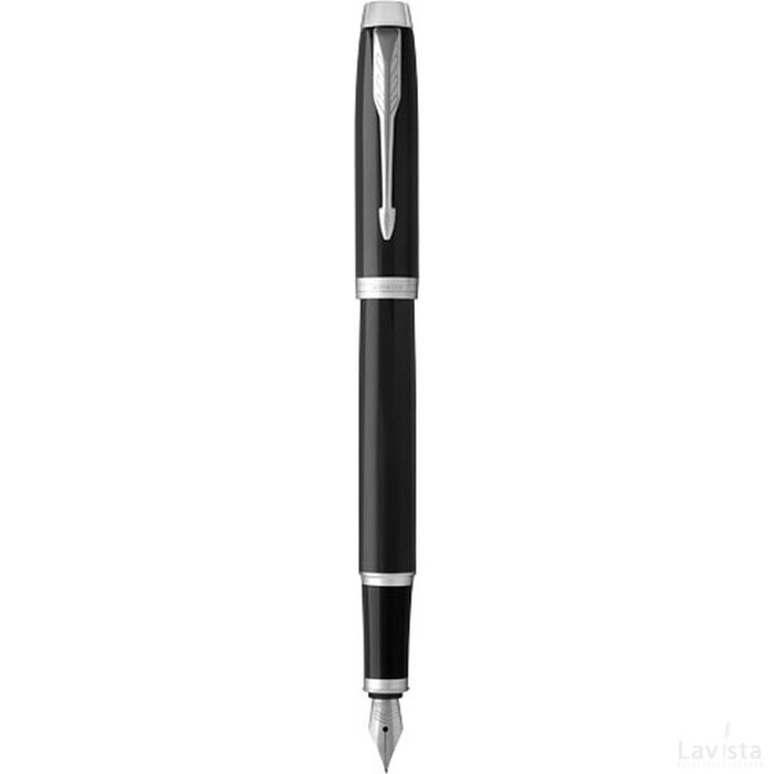 IM Fountain pen Zwart,chroom Zwart, Chroom Zwart/Chroom