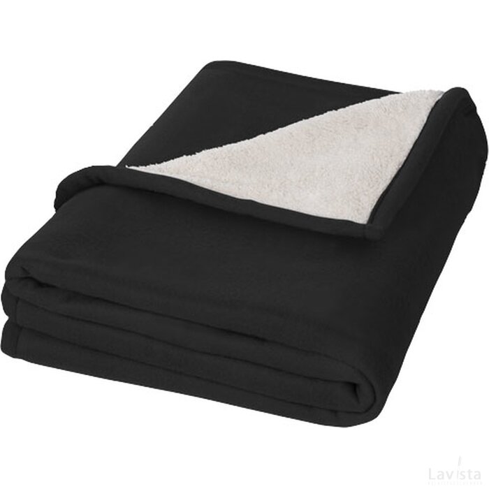 Springwood deken Zwart,Off white Zwart, Gebroken wit Zwart/Gebroken wit
