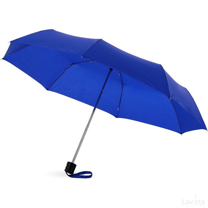 Ida 21.5'' 3 sectie paraplu koningsblauw Koningsblauw
