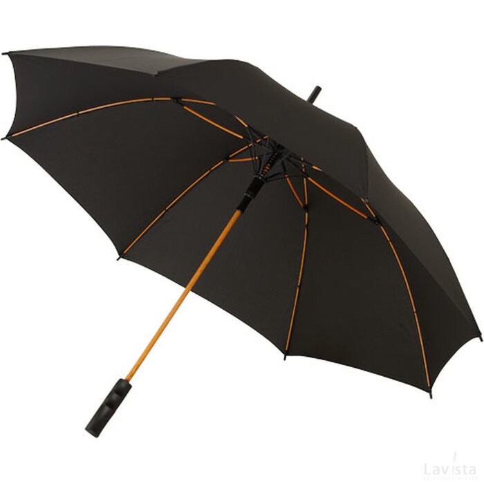 Spark 23'' automatische storm paraplu Zwart,Oranje Oranje, Zwart Oranje/Zwart