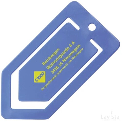 Papierclip pijl “Mega” 15 cm. Blauw