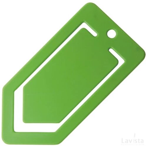 Papierclip pijl “Mega” 15 cm. Lichtgroen