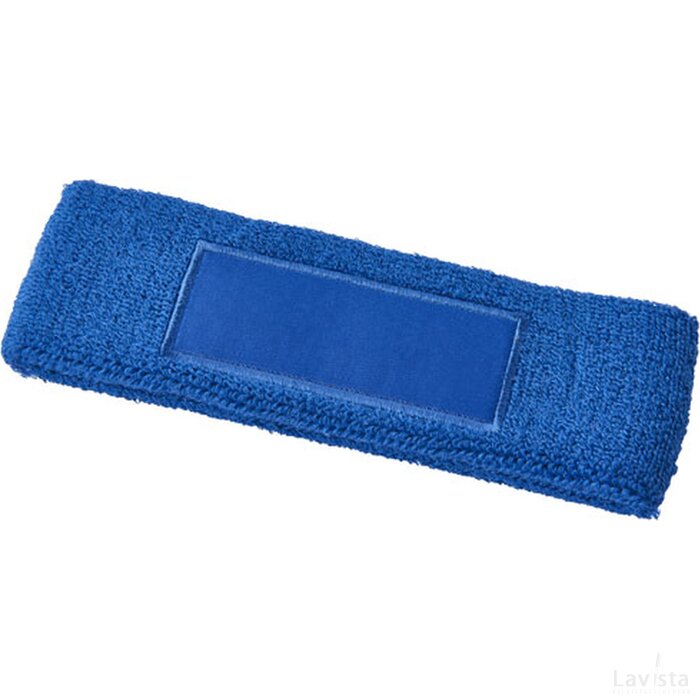 Gekleurde zweetband | Hoofdband | 18 cm Koningsblauw