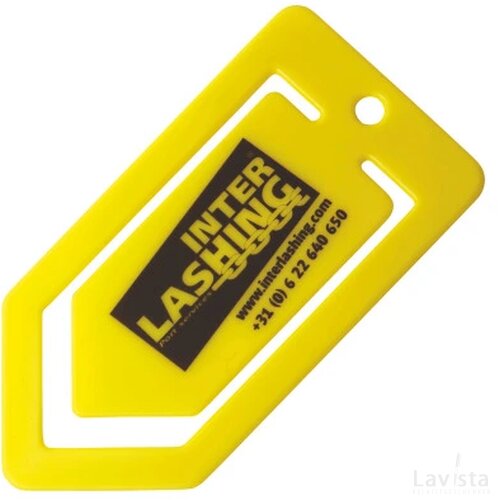 Papierclip pijl “Maxi”, 12 cm. Geel