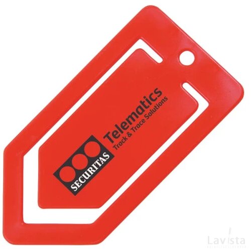 Papierclip pijl “Maxi”, 12 cm. Rood