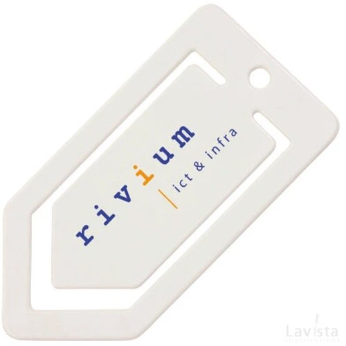 Papierclip pijl “Maxi”, 12 cm. Wit