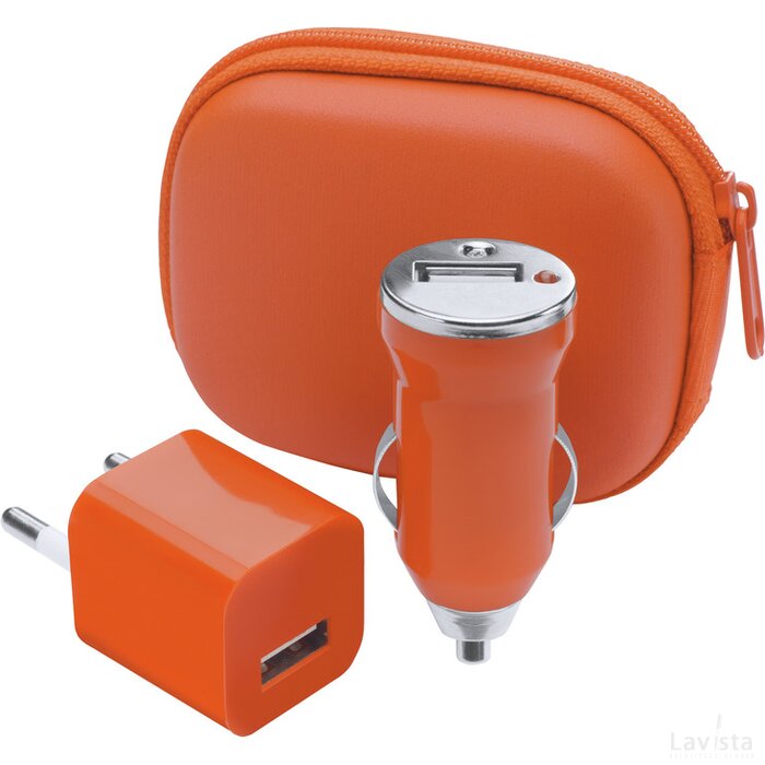 Canox Usb Oplaadset Oranje