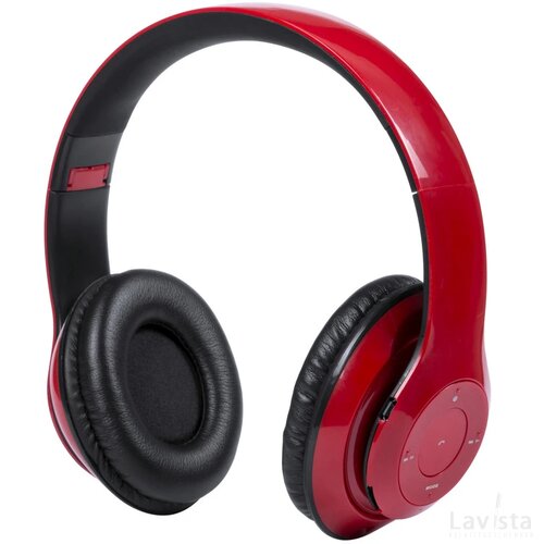 Bluetooth hoofdtelefoon Rood