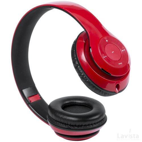 Bluetooth hoofdtelefoon Rood