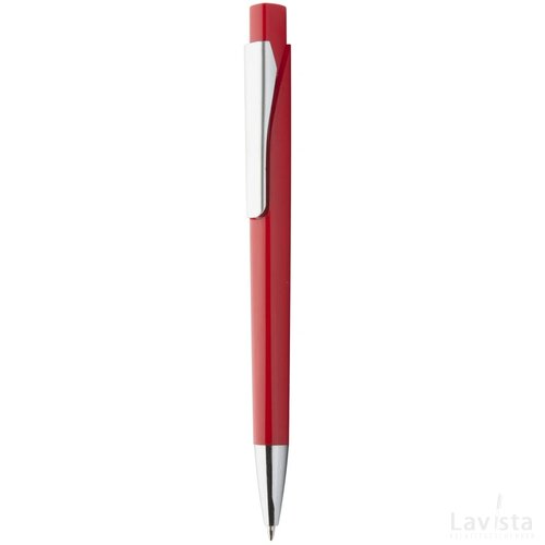 Silter Plastic Balpen Rood