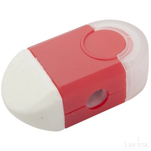 Cafey Puntenslijper/Gum Rood