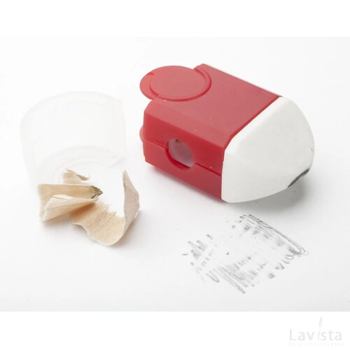 Cafey Puntenslijper/Gum Rood