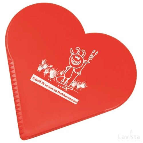 IJskrabber Hart Rood