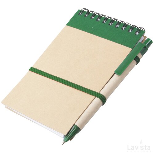 Ecocard Notitieboekje Groen