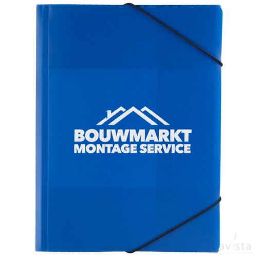 Documentenmap met touwsluiting Blauw