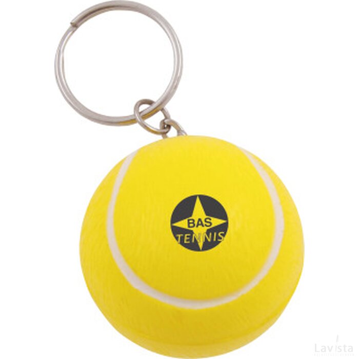 Anti-stress met sleutelhanger tennisbal