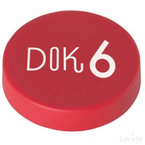 Magneet ø 30 mm. Rood