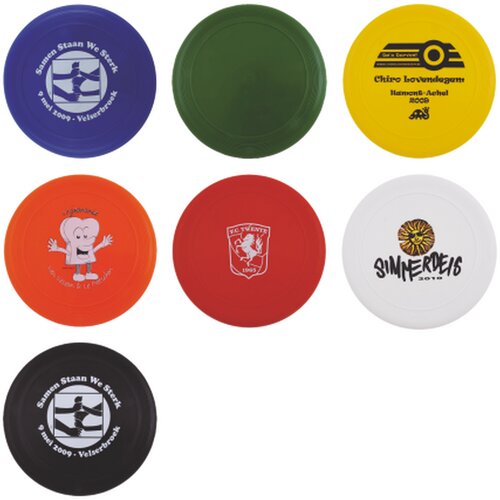 Frisbee 21 cm. met ringen blauw