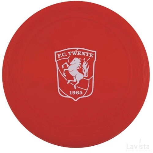 Frisbee 21 cm. met ringen Rood