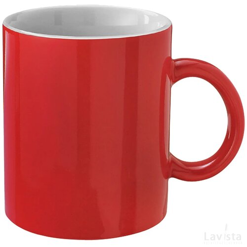 Bergen Mok, Keramiek, 3Dl Rood