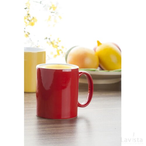 Bergen Mok, Keramiek, 3Dl Rood