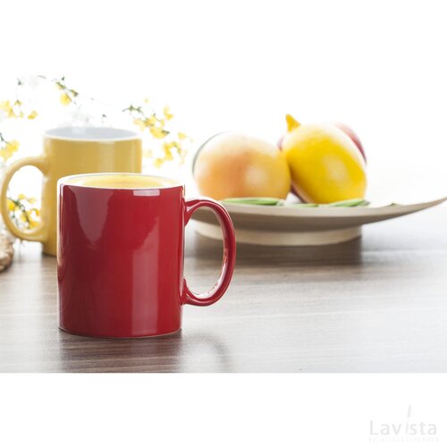 Bergen Mok, Keramiek, 3Dl Rood