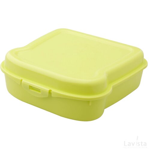 Broodtrommel in boterham-vorm (450ml) Groen